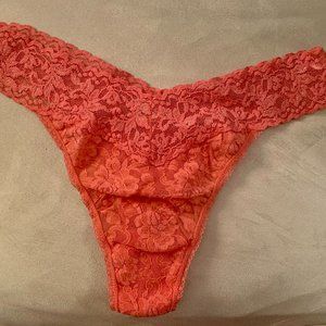 Hanky Panky Signature Deep Sea Coral Lace Thong